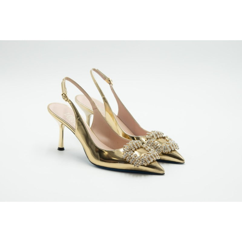 LORIBLU CHANEL ORO METALLIZZATO CON FIBBIA GIOIELLO