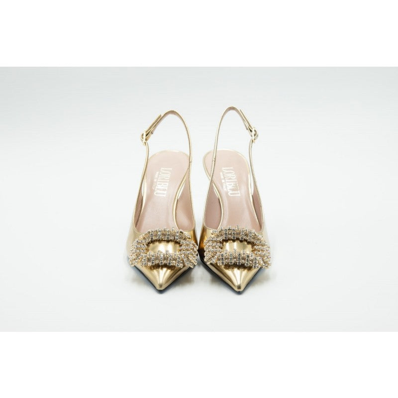 LORIBLU CHANEL ORO METALLIZZATO CON FIBBIA GIOIELLO