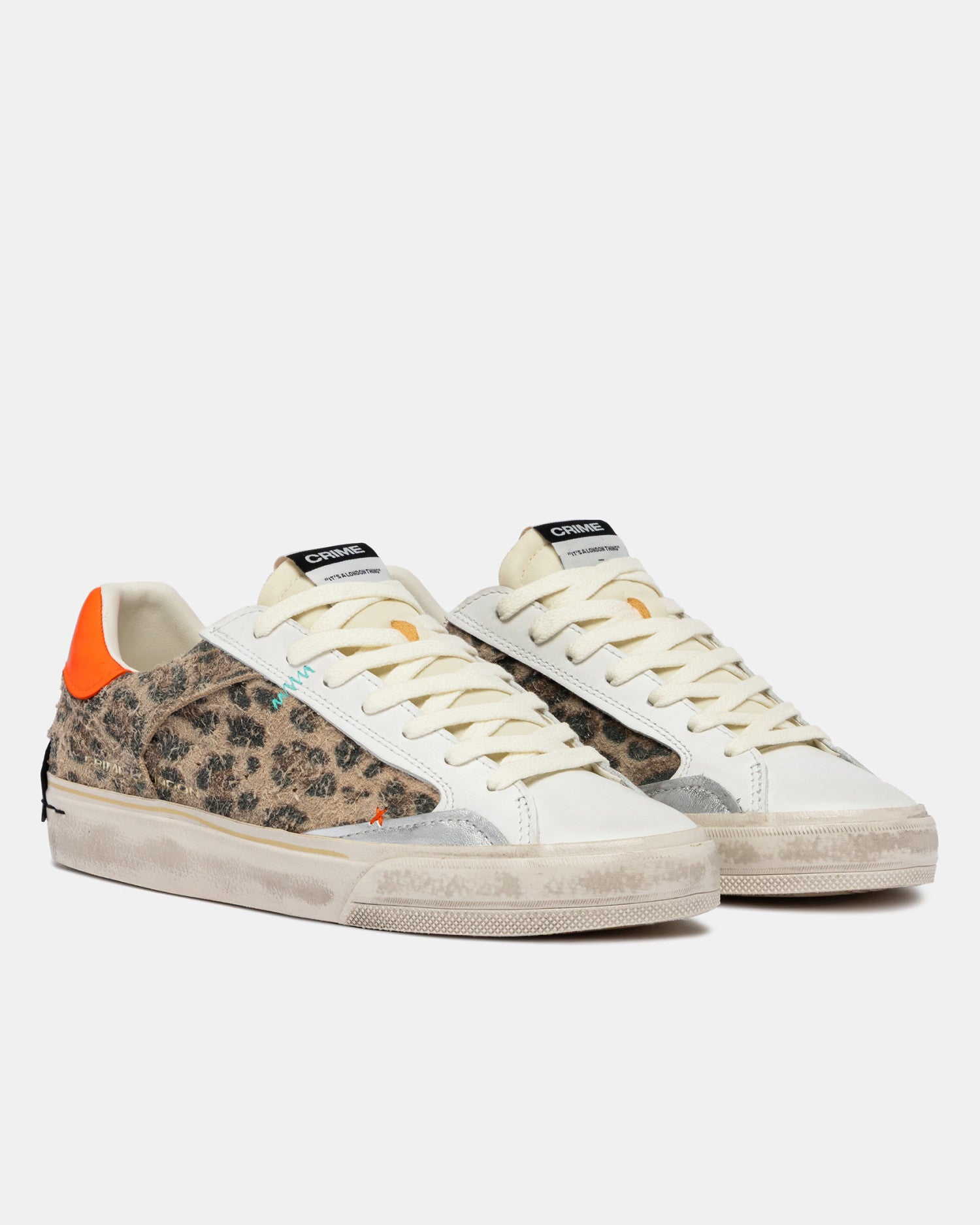 CRIME LONDON SNEAKER DISTRESSED 29072PP8.68