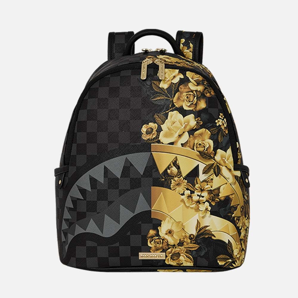 Sprayground ZAINO GOLD FLORAL REMIX SAVAGE BACKPACK
