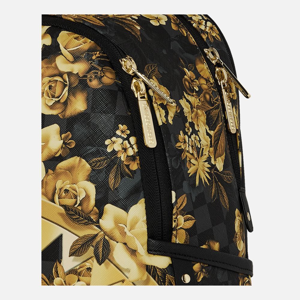 Sprayground ZAINO GOLD FLORAL REMIX SAVAGE BACKPACK