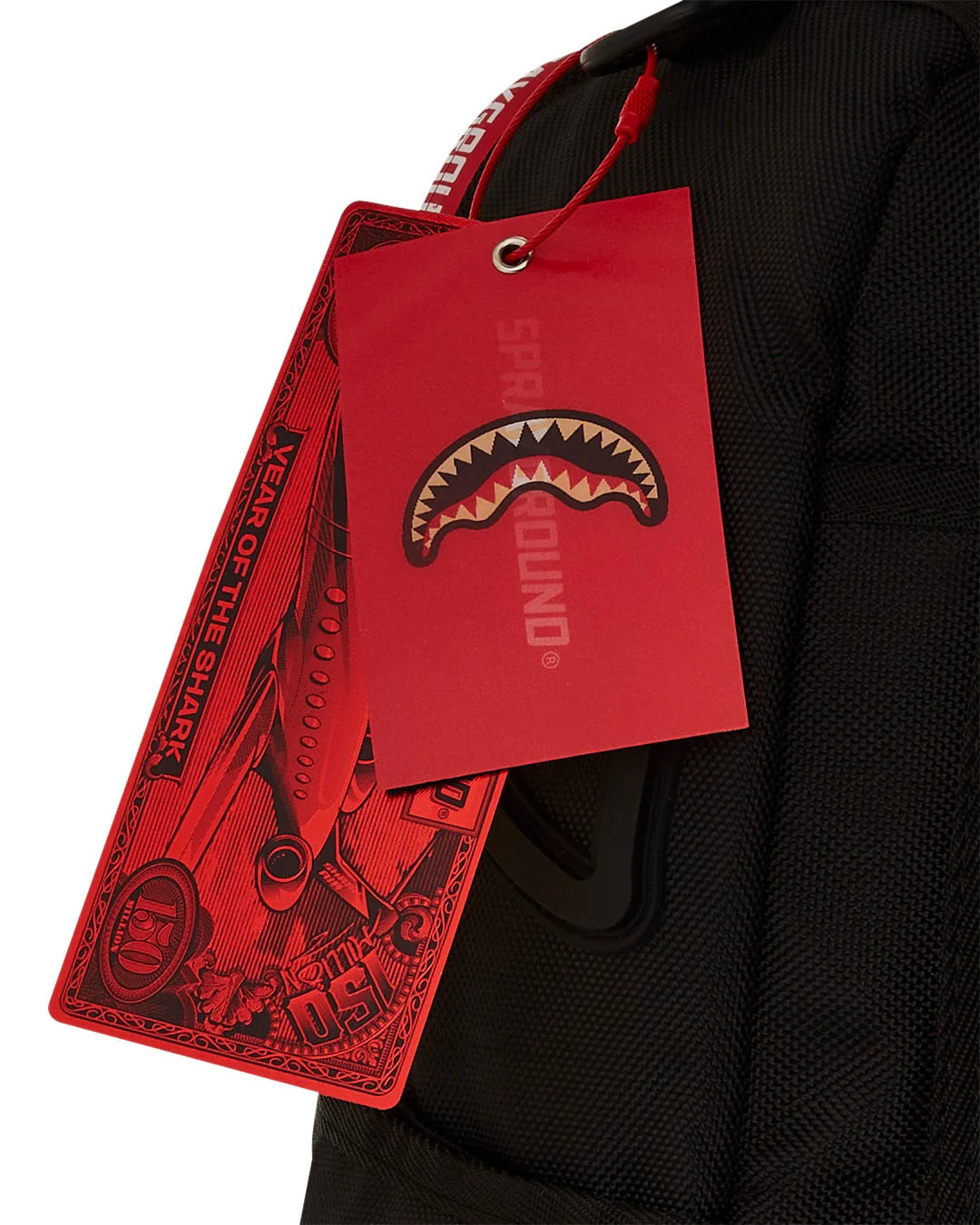 Sprayground ZAINO PRINTED ZIPPER SHARK DLXR BACKPACK