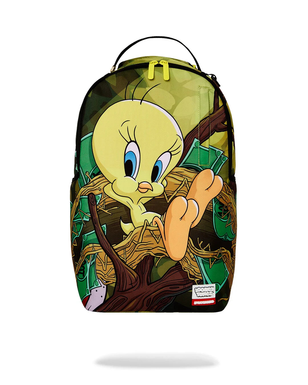 Sprayground ZAINO LOONEY TUNES TWEETY MONEY NEST SHARK DLXR BACKPACK