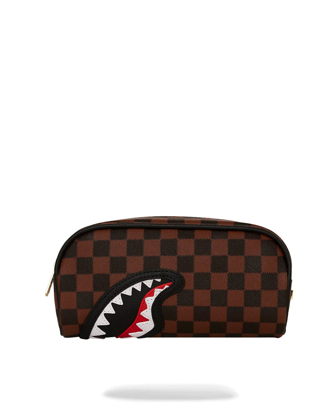 SPRAYGROUND ASTUCCIO SAWTOOTH SHARKS IN PARIS POUCH BROWN