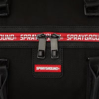 SPRAYGROUND BORSONE PRINTED ZIPPER SHARK DUFFLE