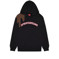 SPRAYGROUND FELPA NYLON POCKET HOODIE BLACK