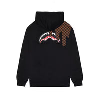 SPRAYGROUND FELPA NYLON POCKET HOODIE BLACK