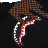 SPRAYGROUND FELPA NYLON POCKET HOODIE BLACK