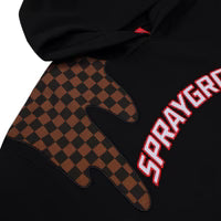 SPRAYGROUND FELPA NYLON POCKET HOODIE BLACK