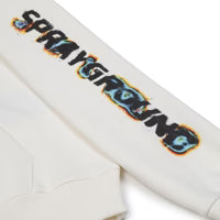 SPRAYGROUND FELPA CAPPUCCIO OXIDIZED SHARK HOODIE IVO BIANCO PANNA