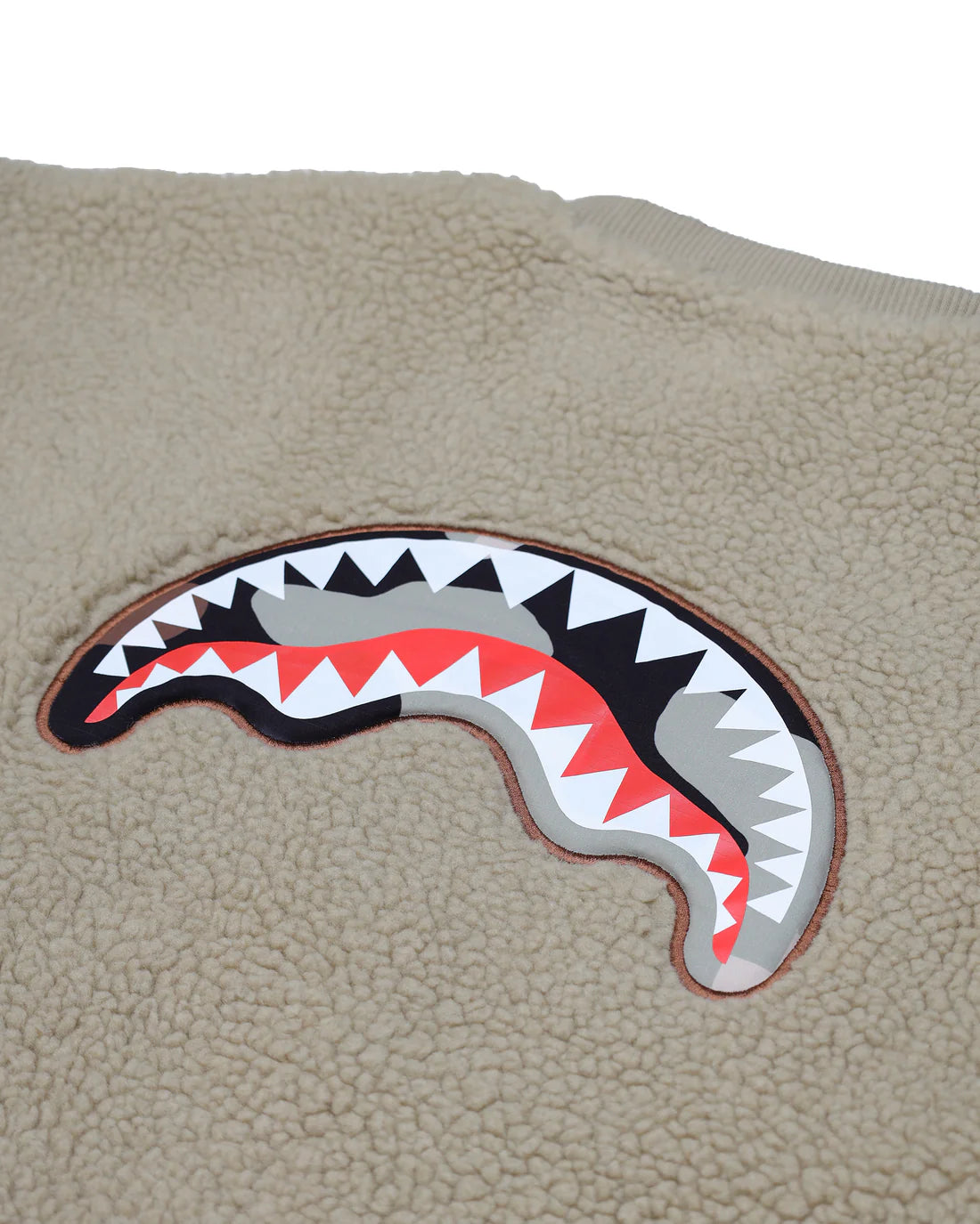 SPRAYGROUND FELPA CAMO TEDDY CREWNECK