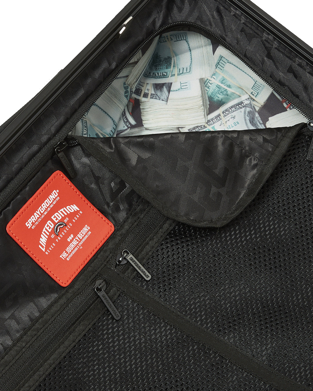 SPRAYGROUND TROLLEY CHECK 2 EMBOSS CARRY-ON LUGGAGE