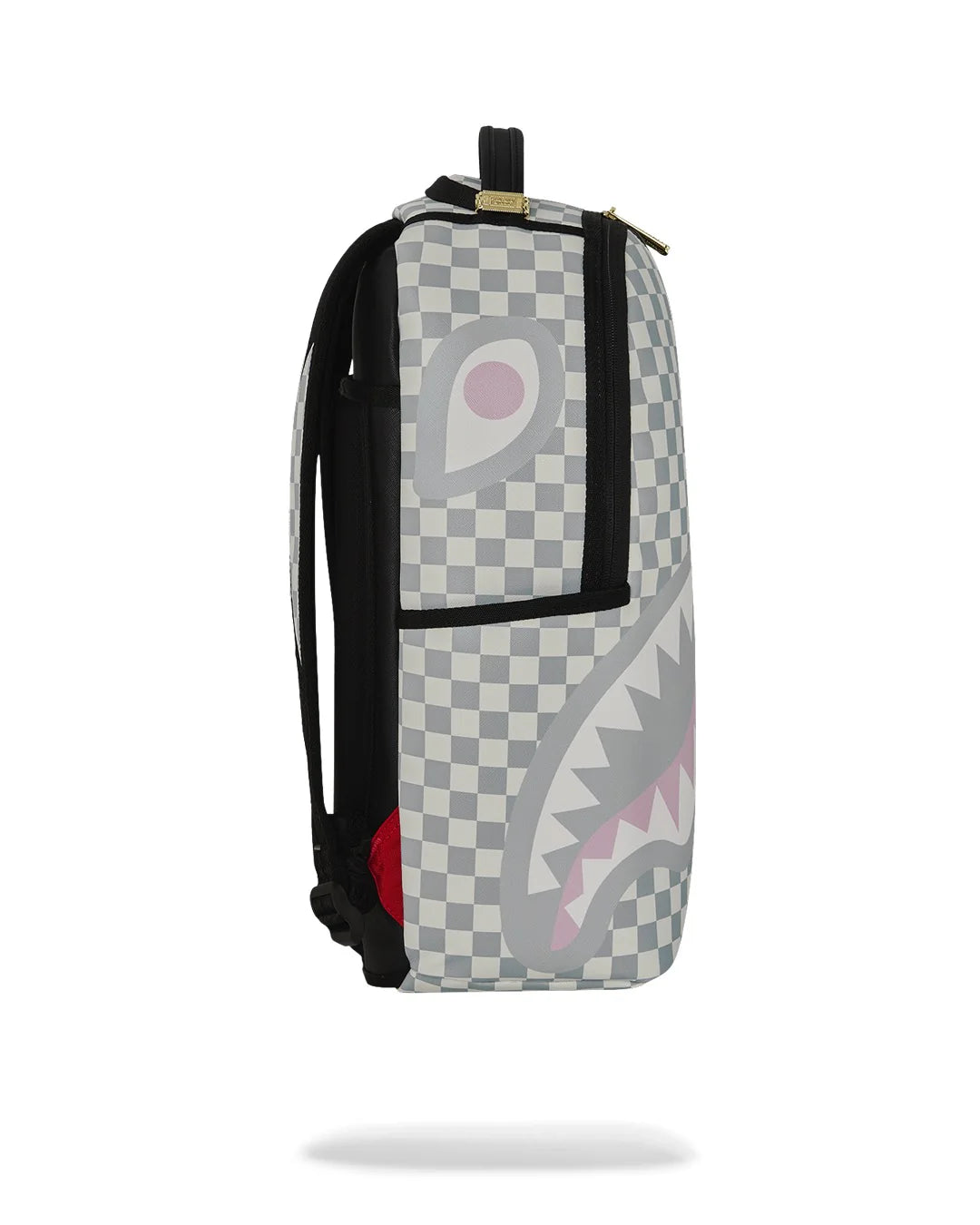 Sprayground ZAINO CREAM CHECK UNFINISHED SHARK DLXSV BACKPACK