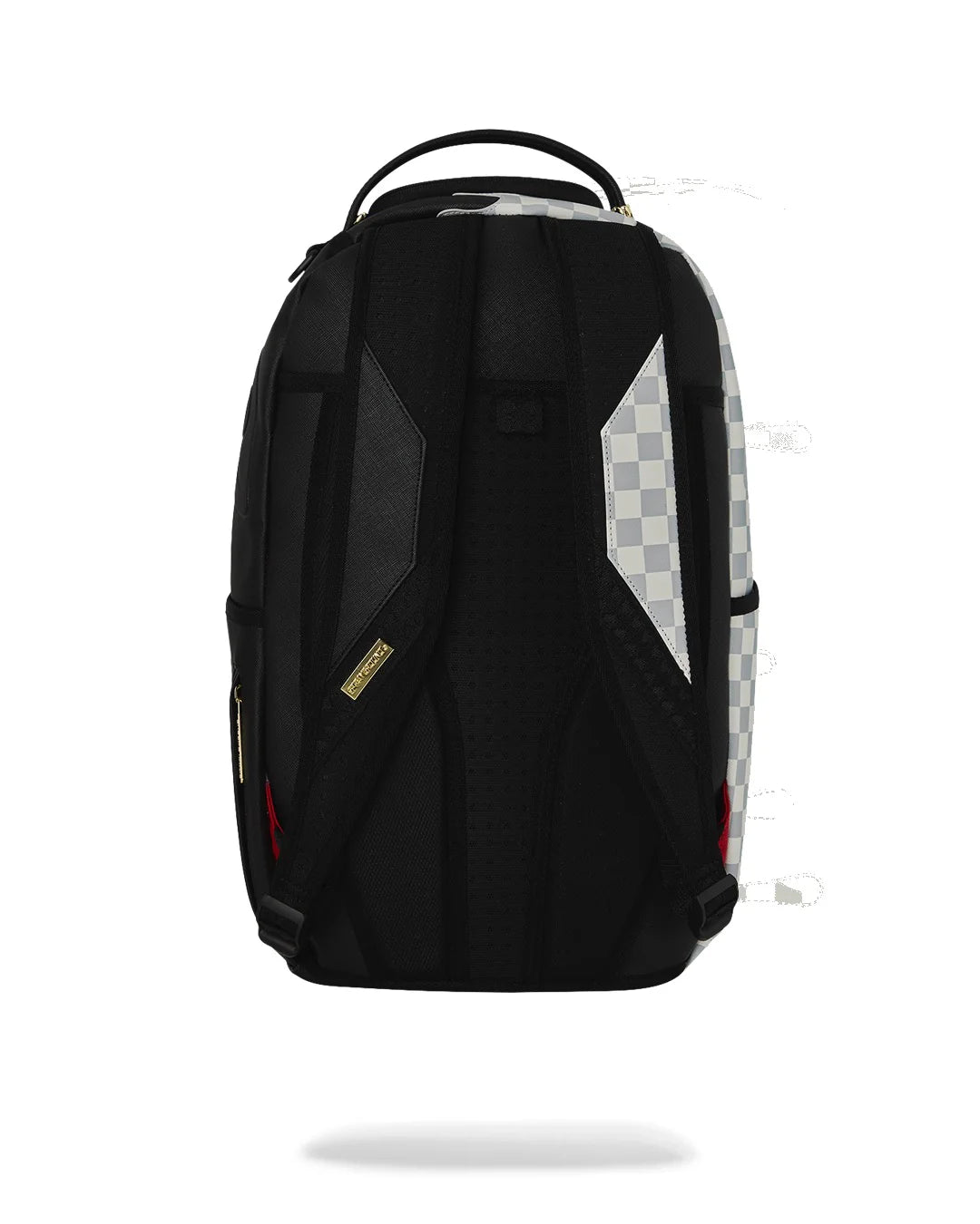 Sprayground ZAINO CREAM CHECK UNFINISHED SHARK DLXSV BACKPACK