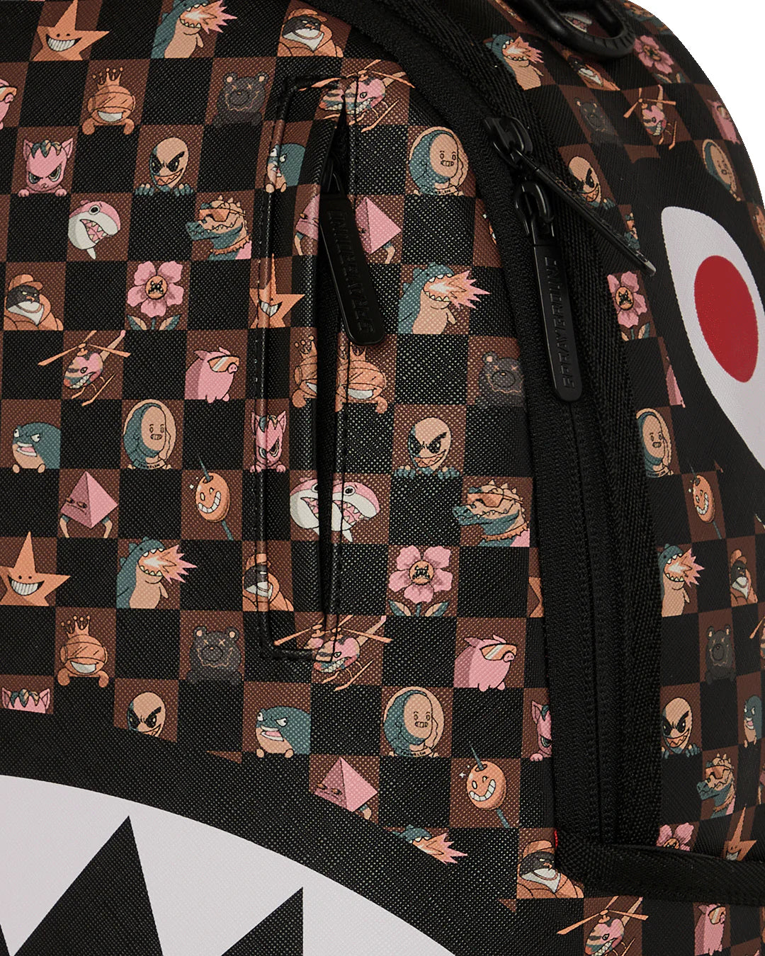 Sprayground ZAINO PEEKING CHARACTERS REMIX DLXSV BACKPACK