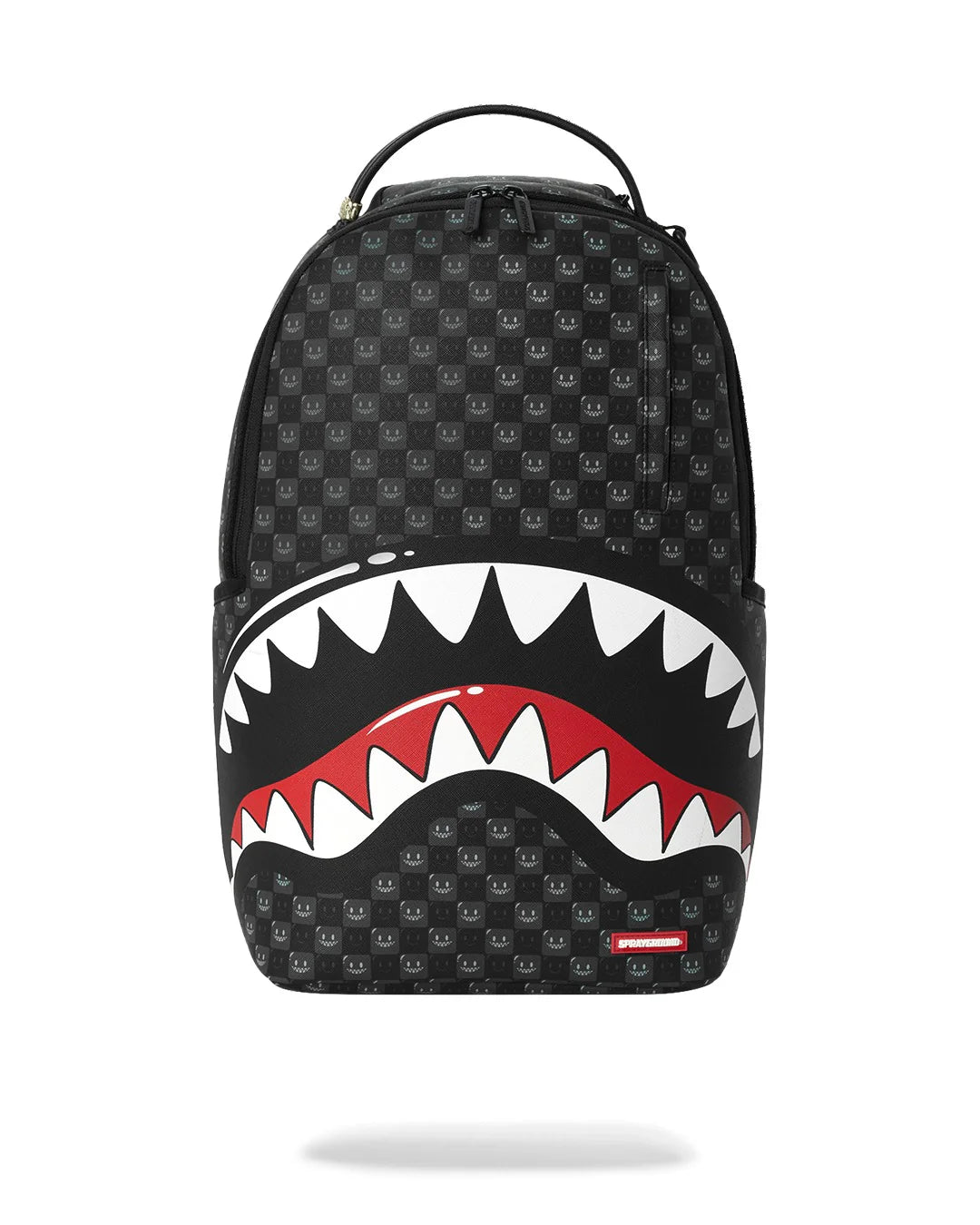 Sprayground ZAINO SHARKS IN PARIS WTF BUBBLY BLACK CHECK BACKPACK