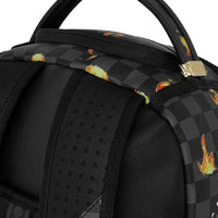 Sprayground ZAINO SCRIBBLE FIRE CHECK BACKPACK