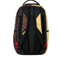 Sprayground ZAINO SHARKS IN PARIS GOLD DRIP BACKPACK