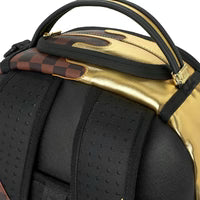 Sprayground ZAINO SHARKS IN PARIS GOLD DRIP BACKPACK