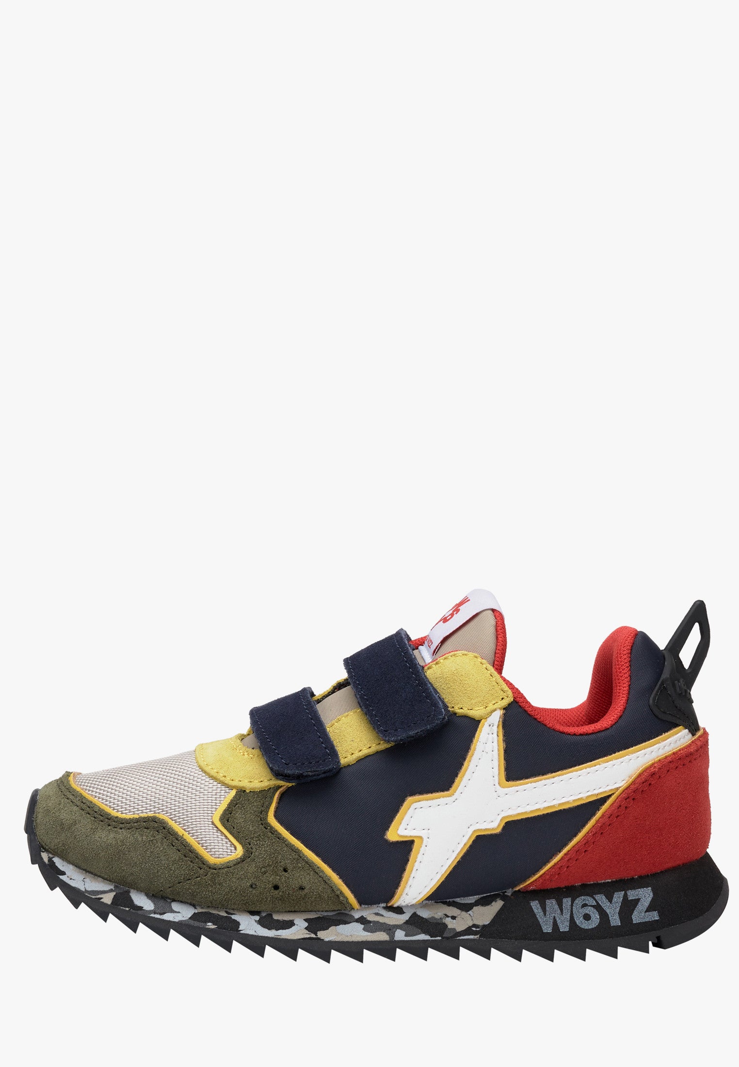 W6YZ K JET VELCRO BLU ROSSO VERDE