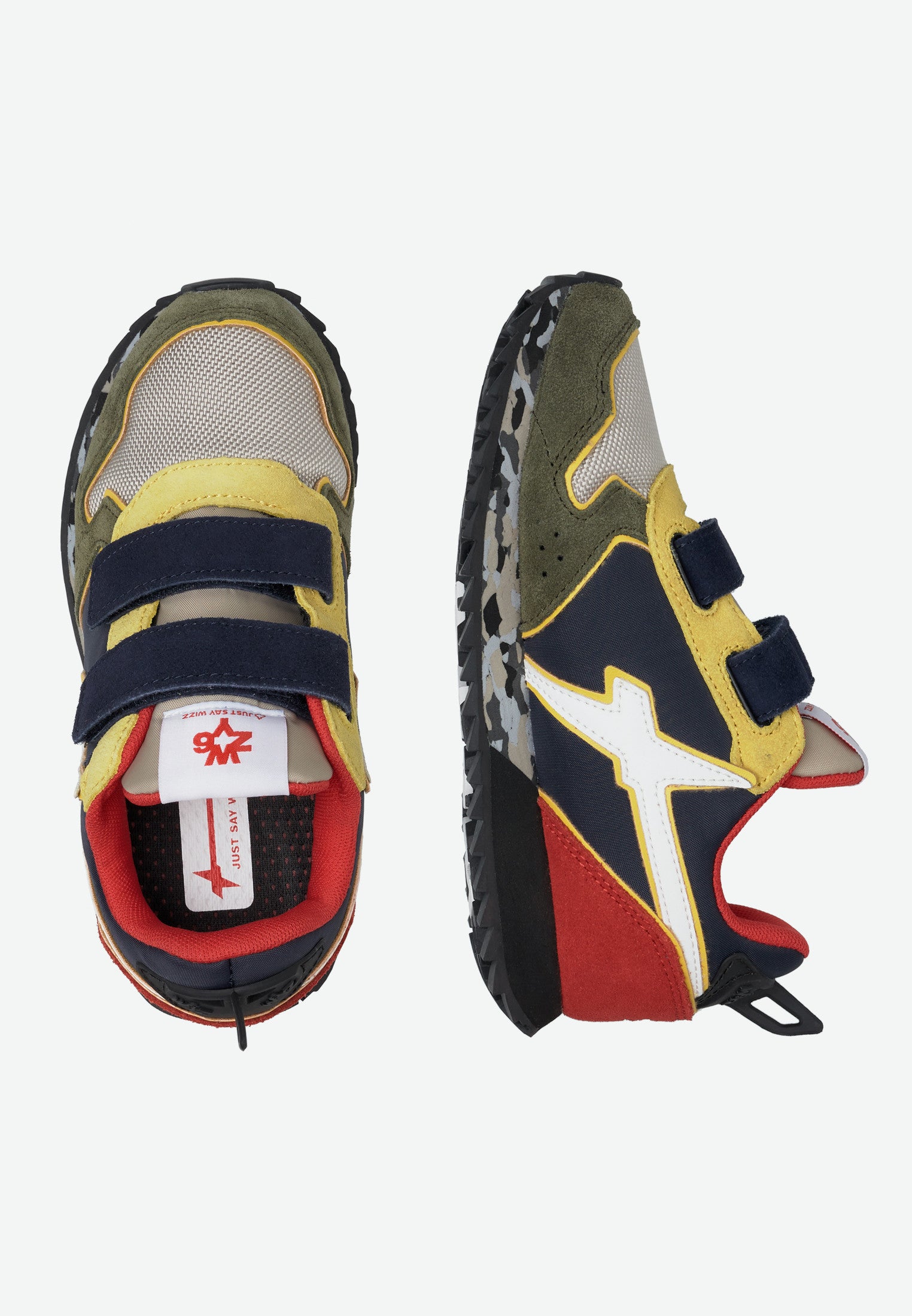 W6YZ K JET VELCRO BLU ROSSO VERDE