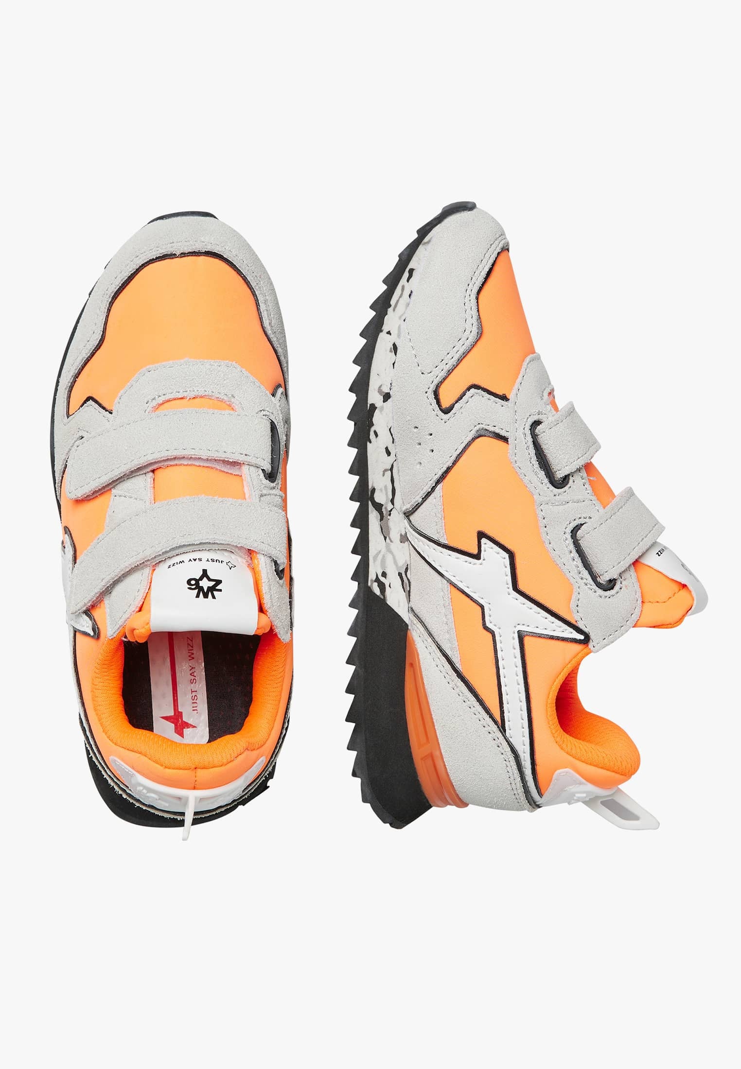 W6YZ K JET VELCRO GRIGIO ARANCIO FLUO