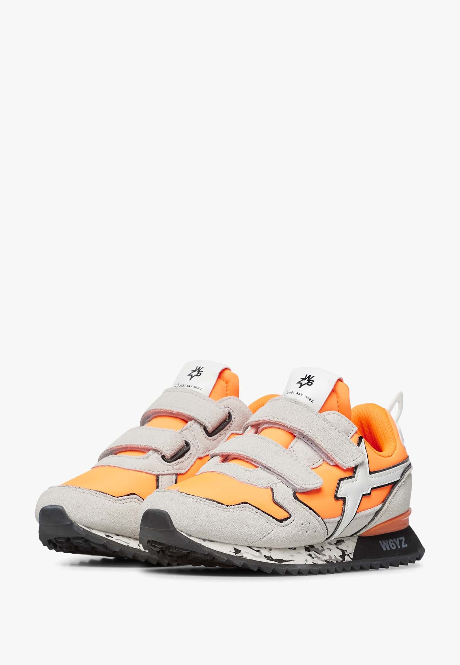 W6YZ K JET VELCRO GRIGIO ARANCIO FLUO