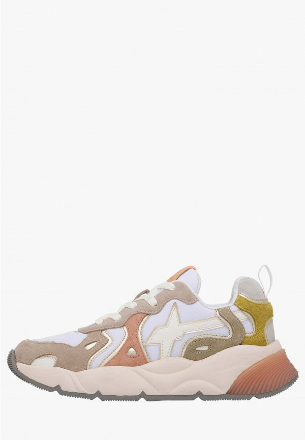 W6YZ SARAH SUEDE NYLON BEIGE STONE APRICOT