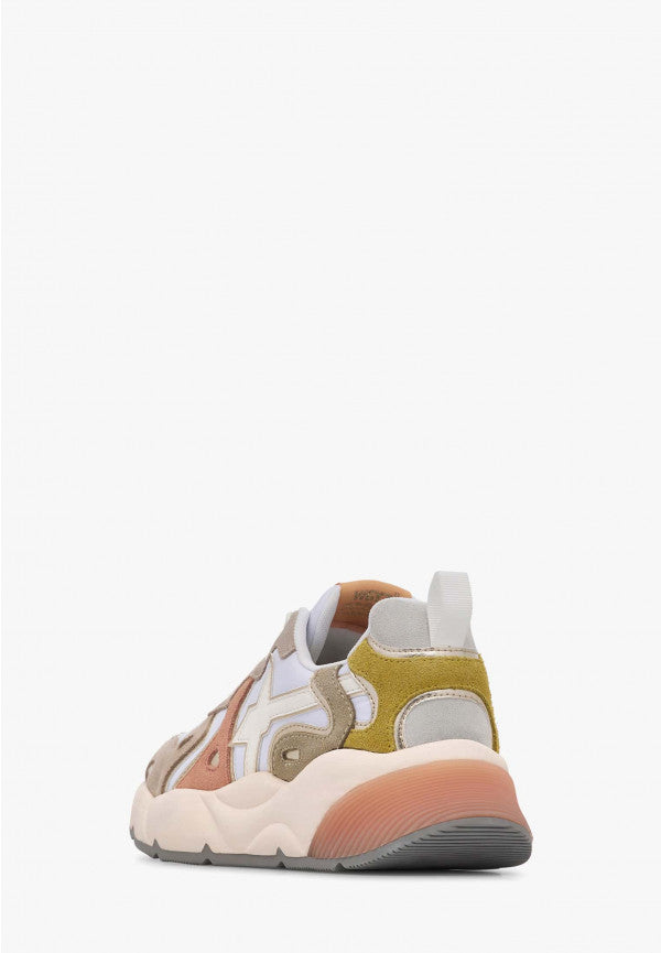 W6YZ SARAH SUEDE NYLON BEIGE STONE APRICOT