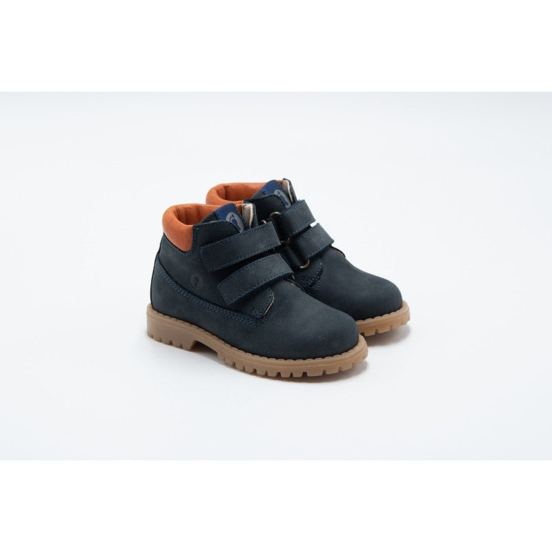 WALKEY SCARPONCINO VELCRO CARARMATO MORBIDO BLU