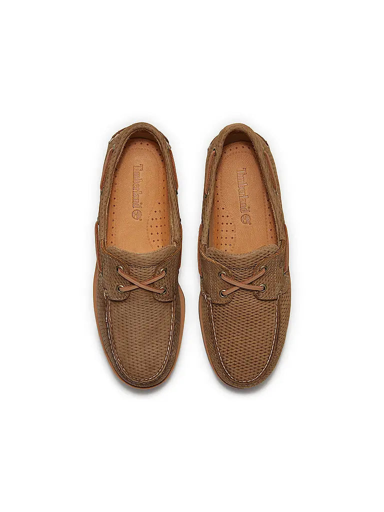 TIMBERLAND VELA CLASSIC BOAT SHOE MEDIUM BEIGE NUBUCK