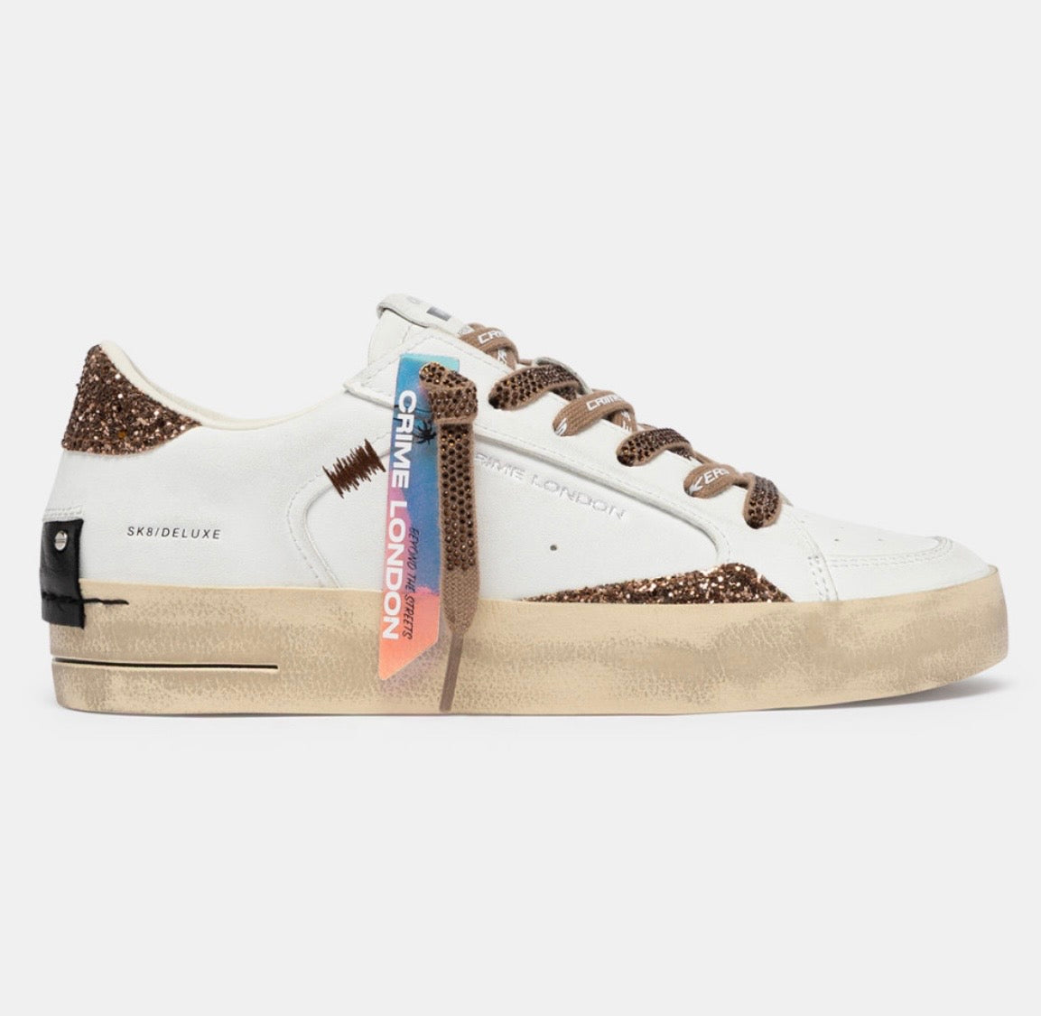 CRIME LONDON SNEAKER SKATE ALMOND DRIZZLE 23104AA9