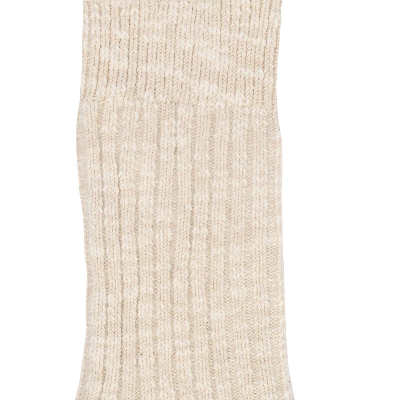BIRKENSTOCK SOCKS COTTON CREW BEIGE WHITE COSTA PICCOLA