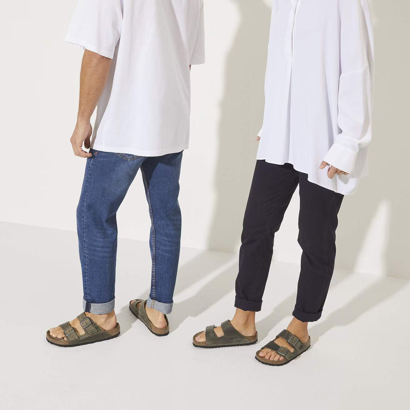 BIRKENSTOCK ARIZONA SFB FADED KHAKI PLANTARE SOFT