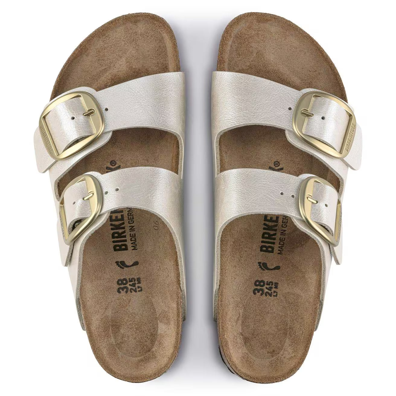 BIRKENSTOCK ARIZONA BIG BUCKLE GRACEFUL PEARL WHITE