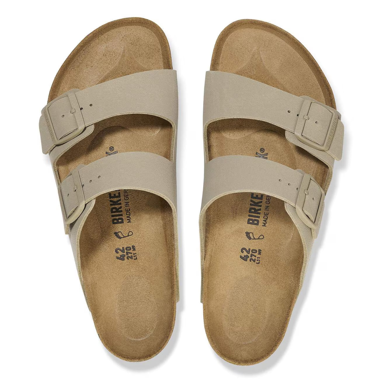 BIRKENSTOCK ARIZONA FADED KHAKI
