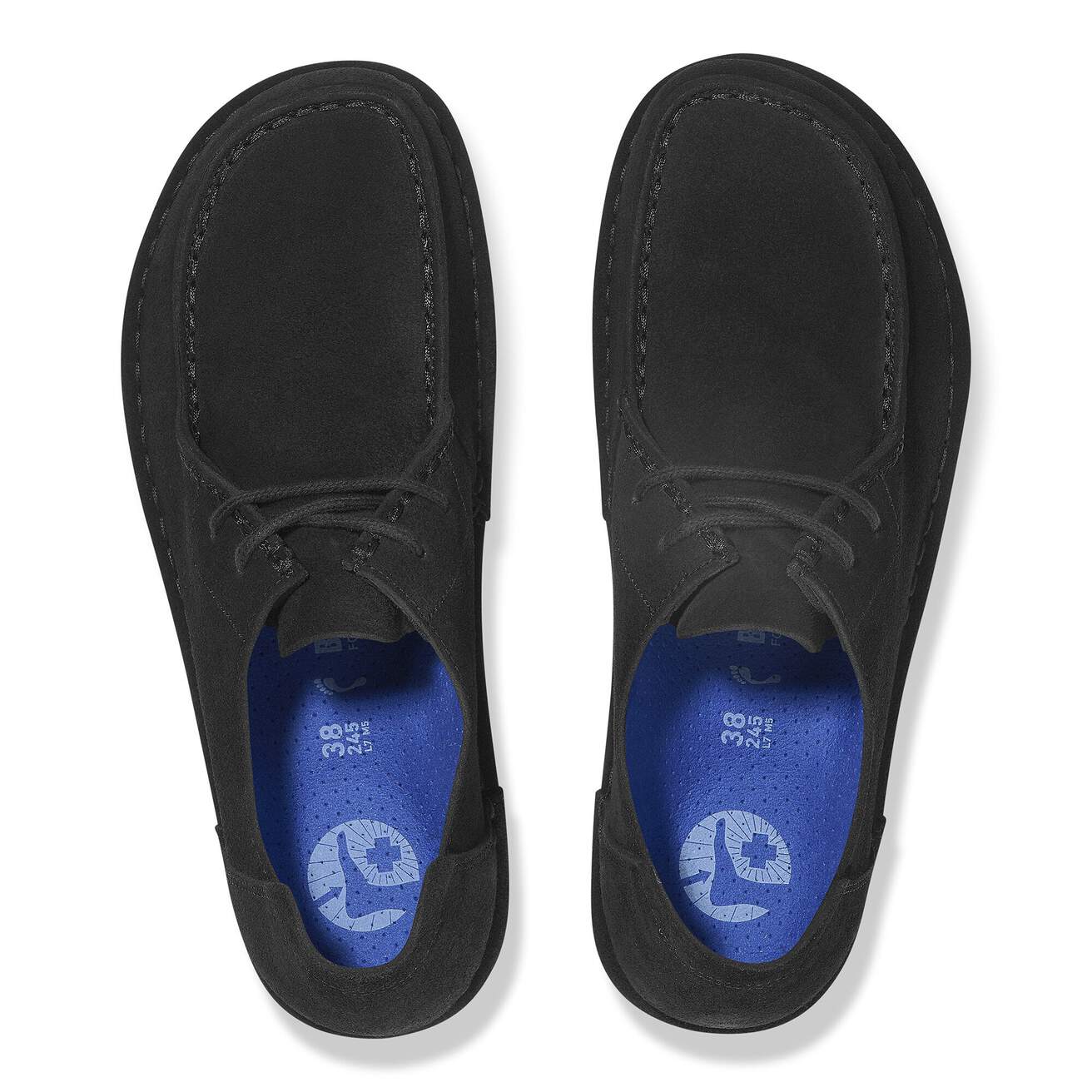 BIRKENSTOCK UTTI LACE BLACK SUEDE