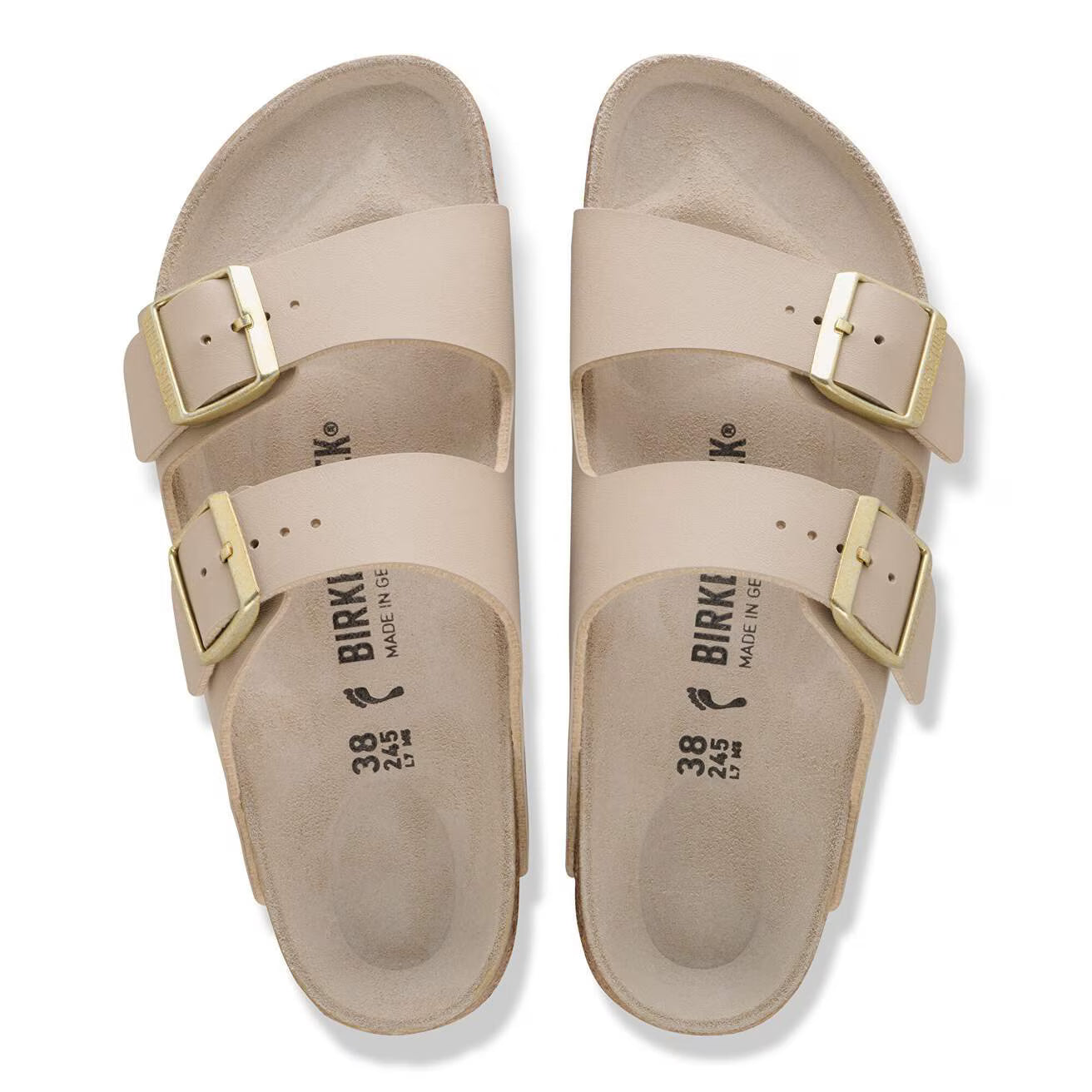 BIRKENSTOCK ARIZONA TRIPLES SANDCASTLE OYSTER
