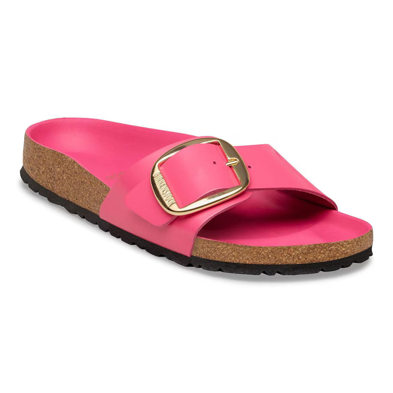 BIRKENSTOCK MADRID BIG BUCKLE HEX SHINE FUXSIA