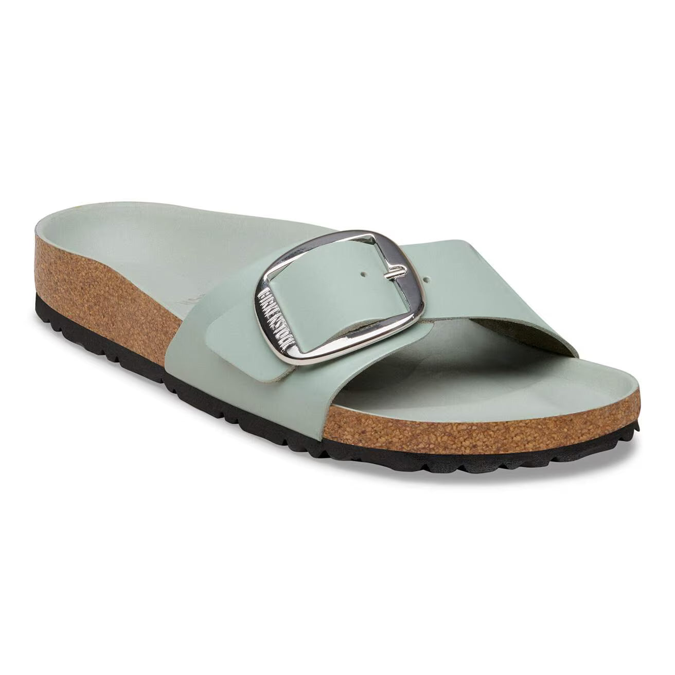 BIRKENSTOCK MADRID BIG BUCKLE HEX SHINE PURE SAGE