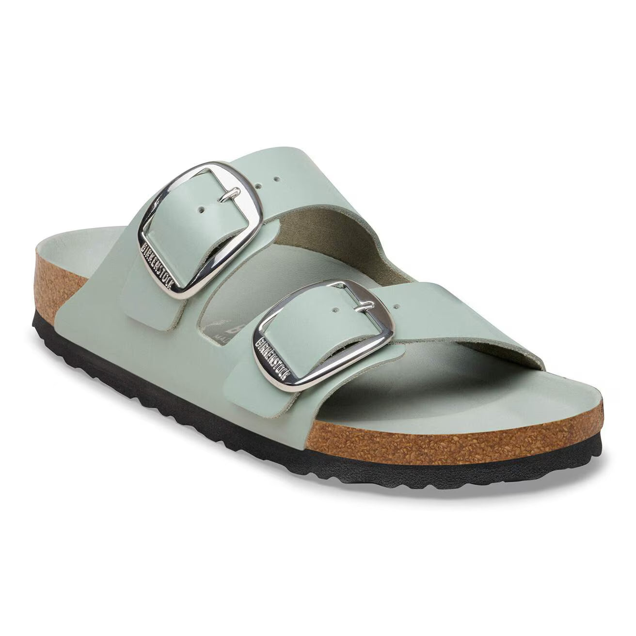 BIRKENSTOCK ARIZONA HEX BIG BUCKLE SHINE PURE SAGE