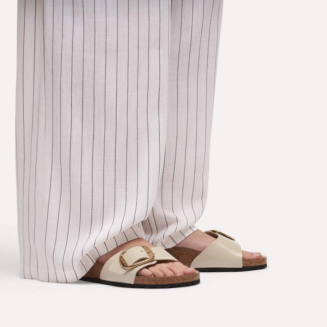 BIRKENSTOCK MADRID BIG BUCKLE HEX SHINE OYSTER
