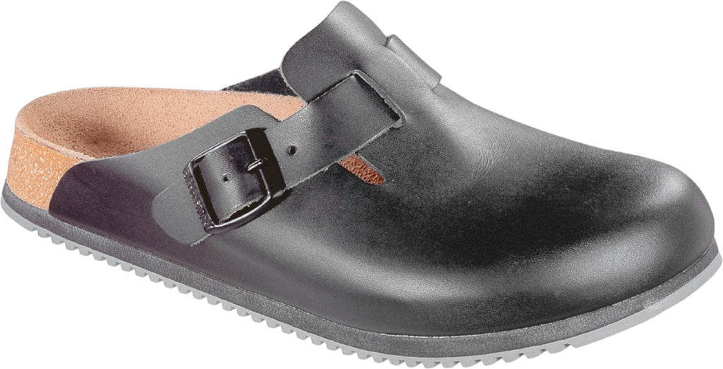 BIRKENSTOCK BOSTON SL BLACK NATURAL LEATHER