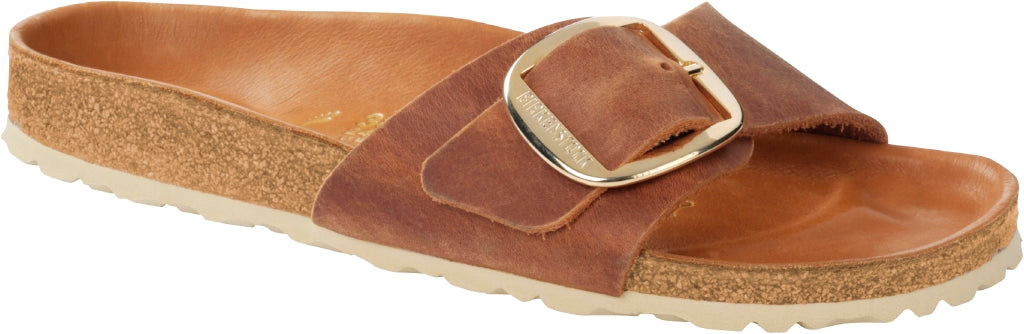 BIRKENSTOCK MADRID BIG BUCKLE COGNAC OILED LEATHER
