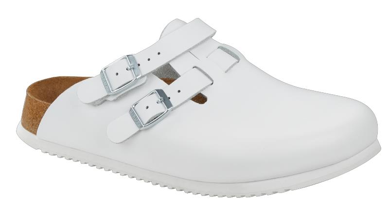 BIRKENSTOCK KAY SL NATURAL LEATHER WHITE