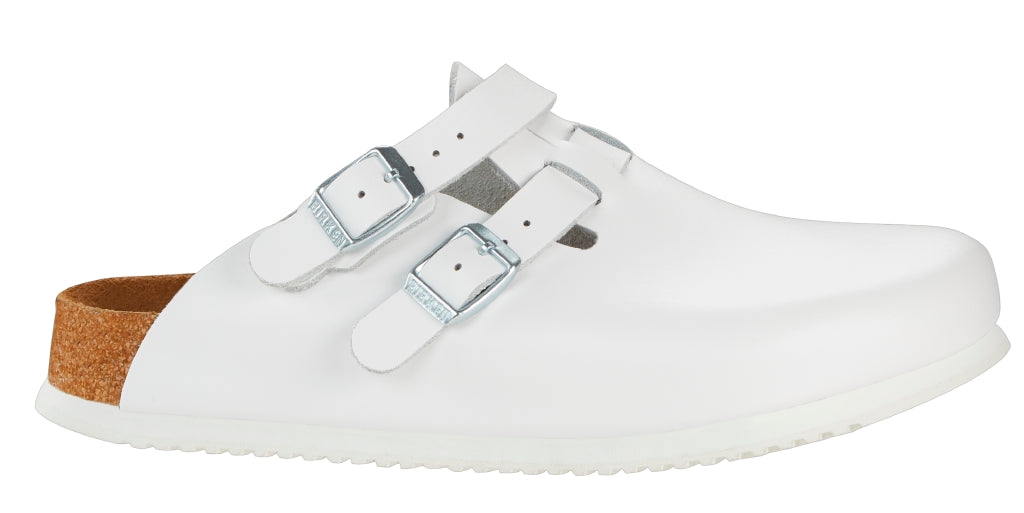 BIRKENSTOCK KAY SL NATURAL LEATHER WHITE