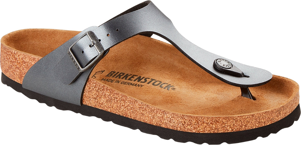 BIRKENSTOCK GIZEH METALLIC BLACK