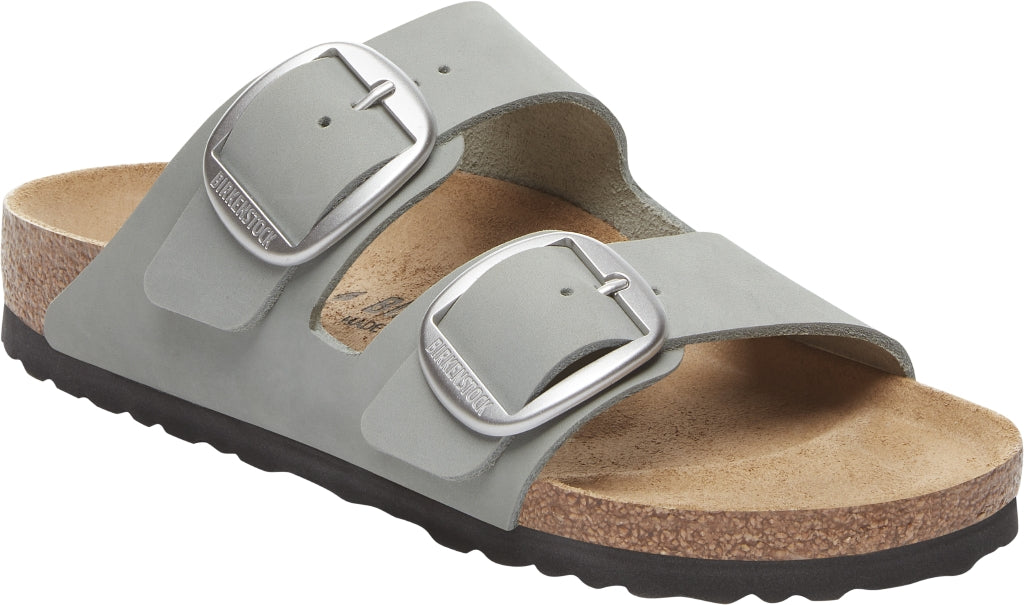 BIRKENSTOCK ARIZONA BIG BUCKLE PURE SAGE NUBUCK LEATHER
