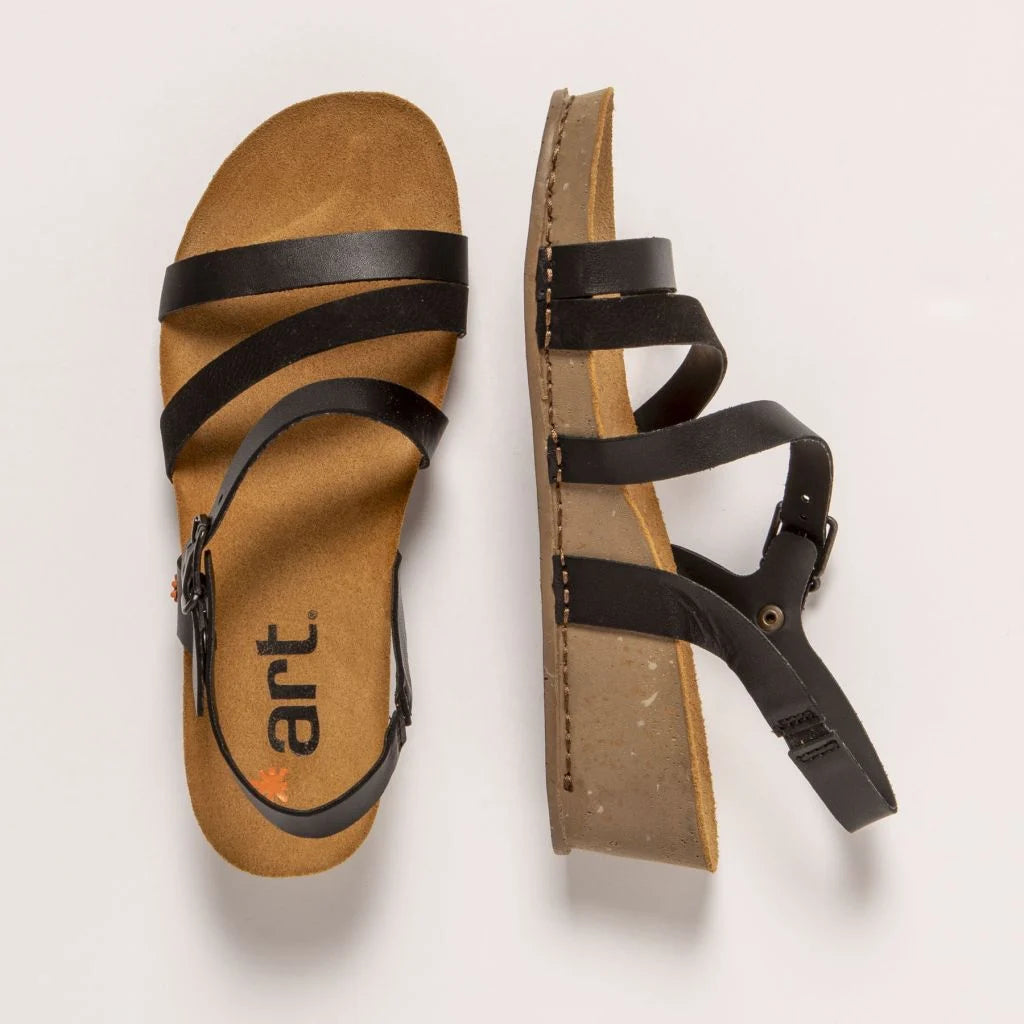 ART SANDALO 1930 TOTAL BLACK