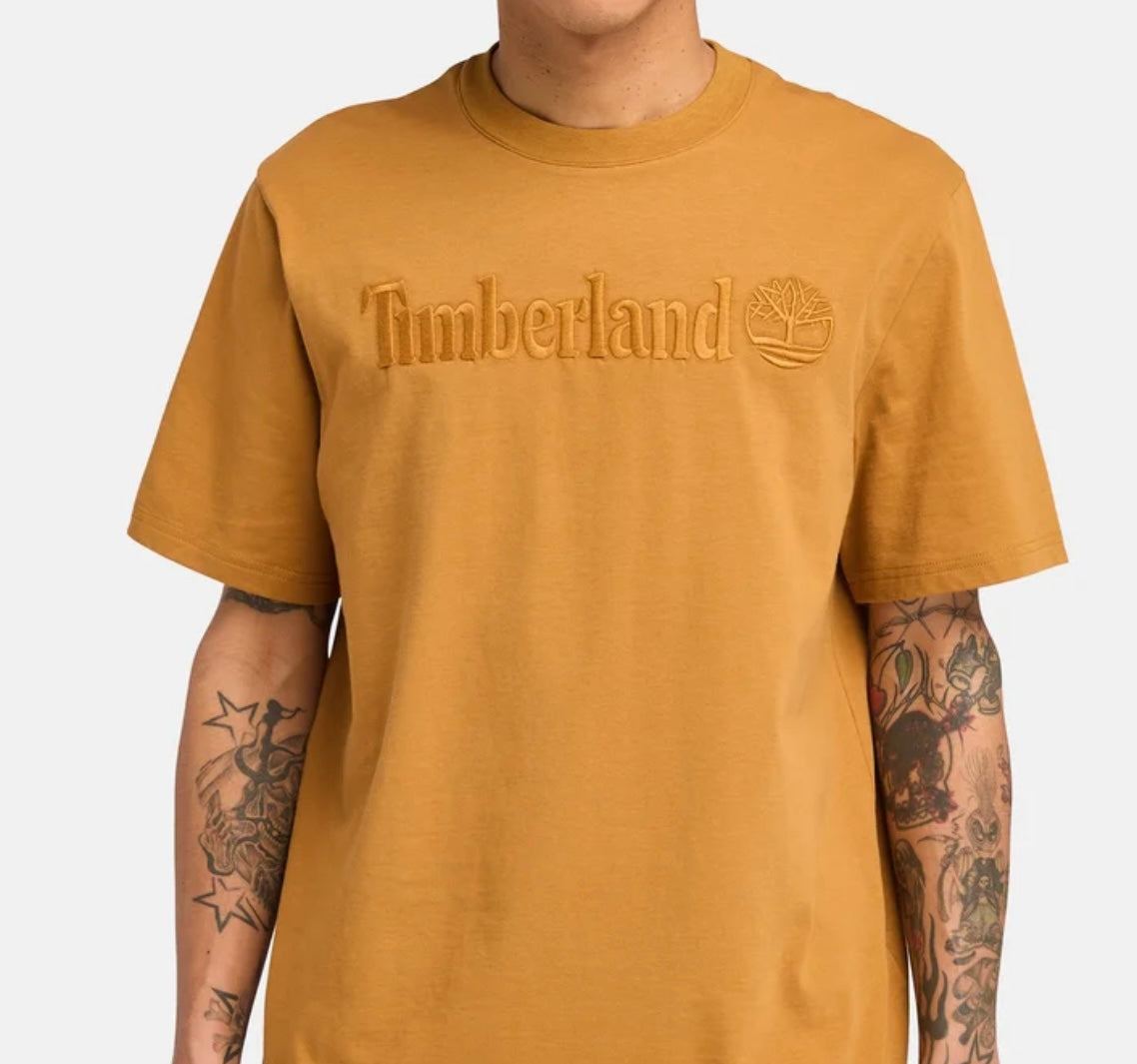 TIMBERLAND T-SHIRT UOMO GIRO COLLO HAMPTHON SHORT SLEEVE TEE WHEAT BOOT